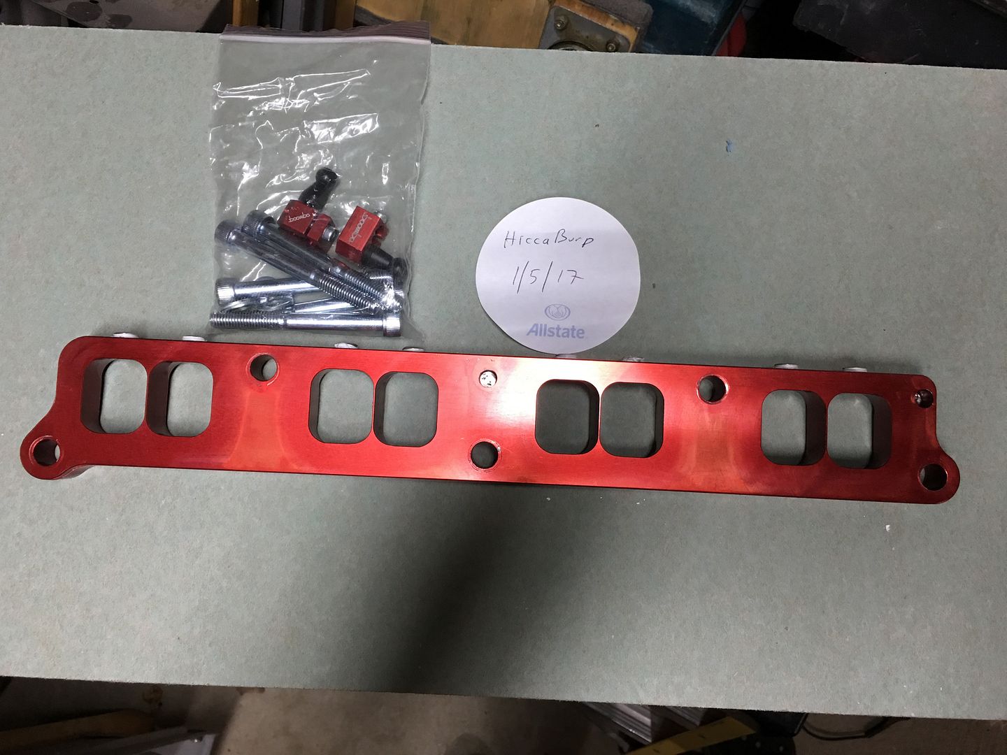(SOLD) Boomba Intake Manifold Spacer Red Ford Focus ST Forum
